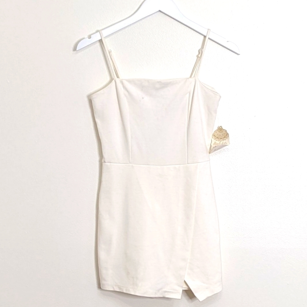 Altar's State NWT White Cream Romper Small Spaghetti Straps